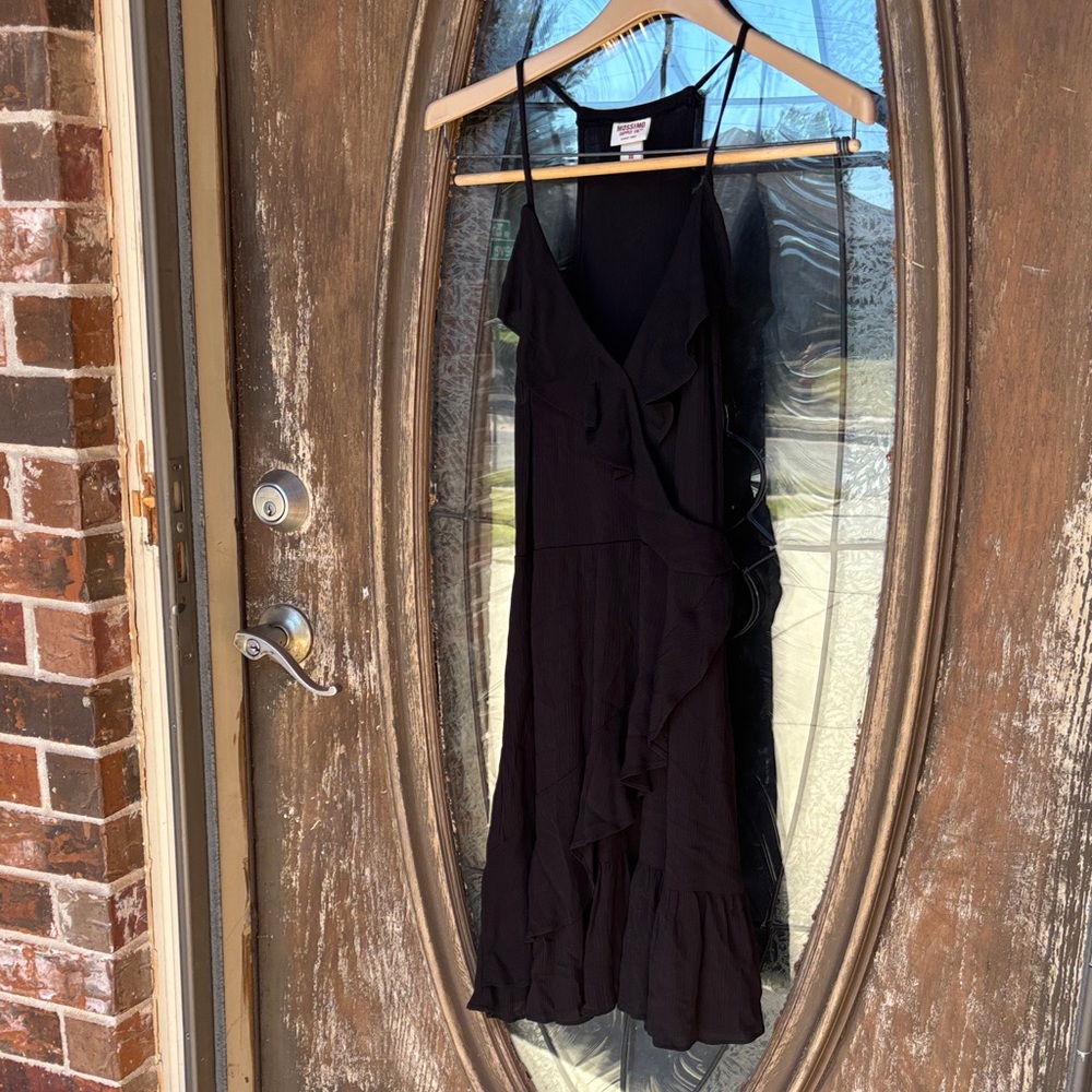 Mossimo Supply Co. Black Asymmetrical Dress size XS